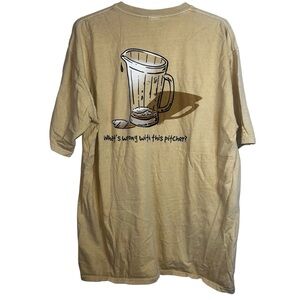 Vintage Crazy Shirts Hawaii Beer Dyed Beer Pitcher T-shirt Size XL